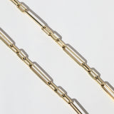 Lightweight Long Link Necklace 14k Gold