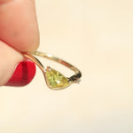 Yellow Sapphire 14k Yellow Gold Diamond  NYC fine jewelry brooklyn NY New York jeweler sustainable ethical greenpoint engagement