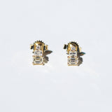 Amina diamond stud earrings