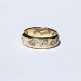 Ragged Band with Multi-colored diamonds