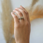 black diamond ring 14k gold Brooklyn New York 11222