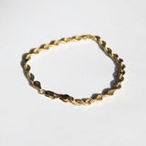 vintage 14k yellow gold rope twisted bracelet 1980s 1990s Macha Studio Greenpoint Brooklyn New York City 