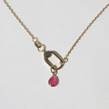 Ruby Freeform Pendants
