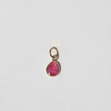 Ruby Freeform Pendants