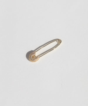 Diamond studded safety pin