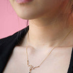 Salt & Pepper Diamond Pendent 14k Gold, NYC fine jewelry brooklyn NY New York jeweler sustainable ethical greenpoint engagement