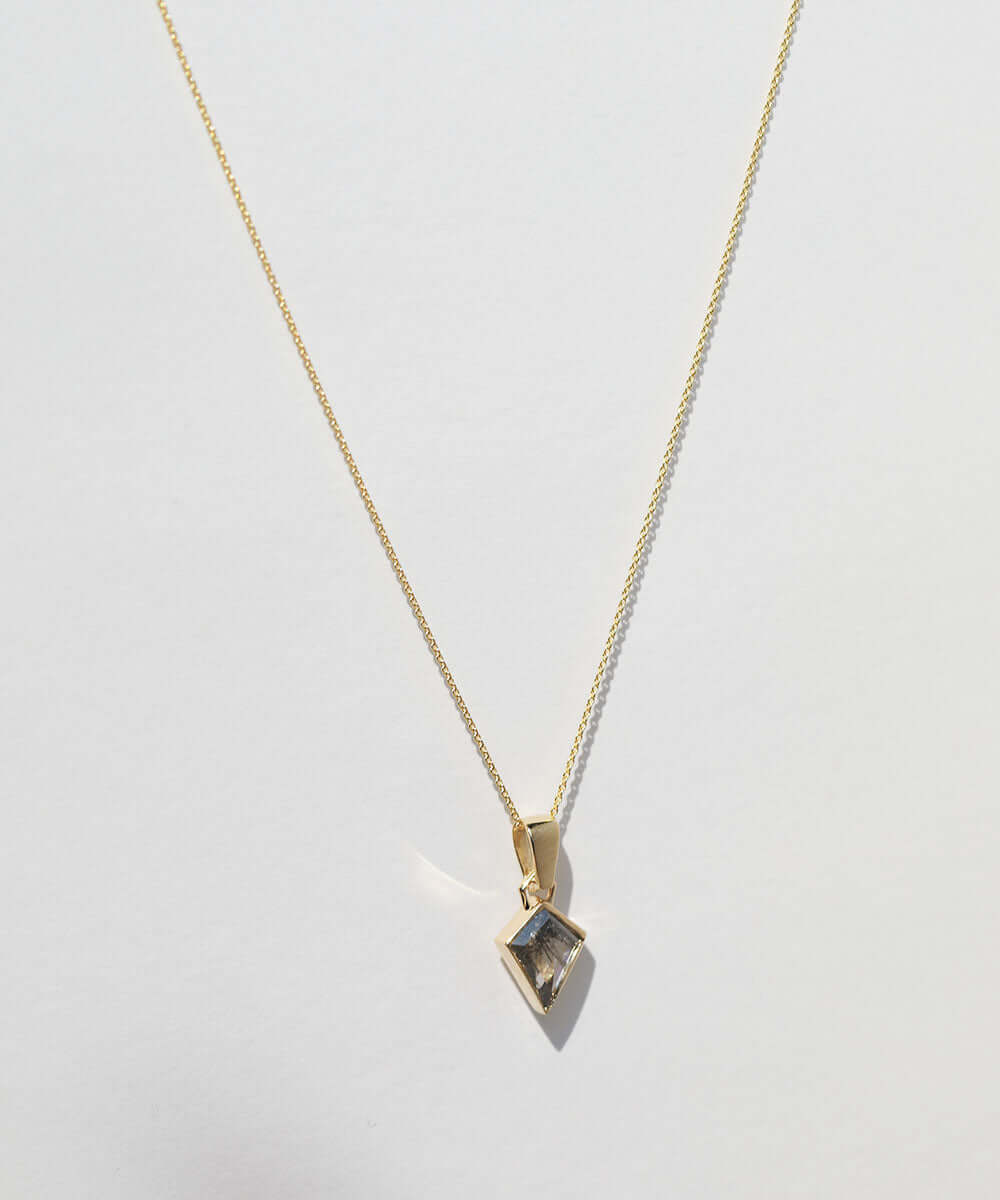 macha studio jewelry designer brooklyn new york yellow gold salt and pepper diamond engagement ring wedding jewelry pendant necklace