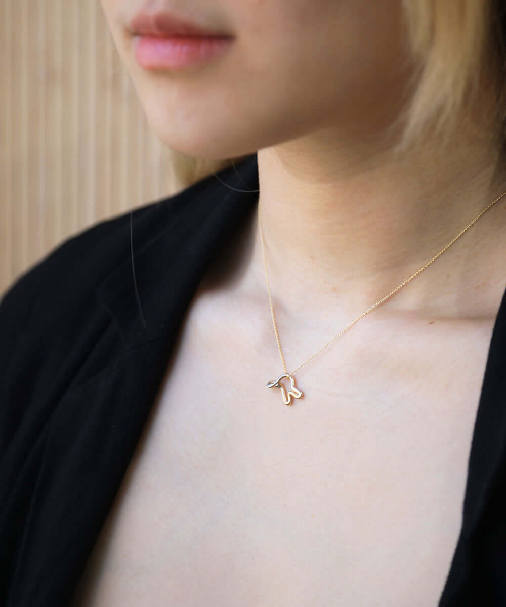 ruby macha studio brooklyn ny yellow gold pendant 14k charm necklace engagement ring wedding band