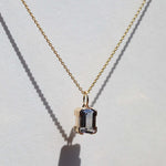 Tanzanite Pendant Necklace Jewelry Brooklyn nyc Greenpoint Designer 