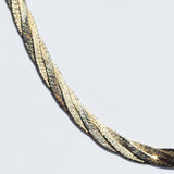 Triple braided Chain Necklace