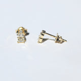 Amina diamond stud earrings
