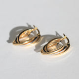 Two Tone Triple Hoop