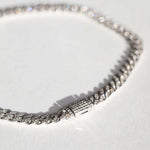 14k gold diamonds curb chain bracelet macha jewelry brooklyn nyc