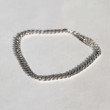 14k gold diamonds curb chain bracelet macha jewelry brooklyn nyc