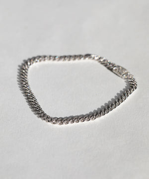 Diamond Studded Curb Chain Bracelet