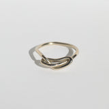 Loose Knot Ring White