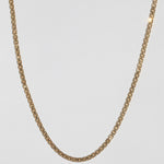 vintage 14k yellow gold chain necklace 1980s unique Macha Studio Greenpoint Brooklyn New York City unisex