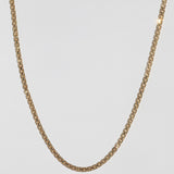 vintage 14k yellow gold chain necklace 1980s unique Macha Studio Greenpoint Brooklyn New York City unisex