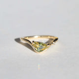 Ring Sapphire diamond,14k gold, NYC fine jewelry brooklyn NY New York jeweler sustainable ethical greenpoint engagement
