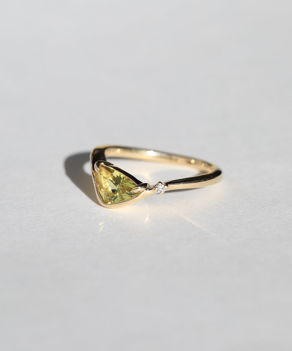 Sapphire, Diamond, 14k Gold,Ring, Brooklyn New York 