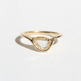 Cosmic Pear Yellow Diamond Ring