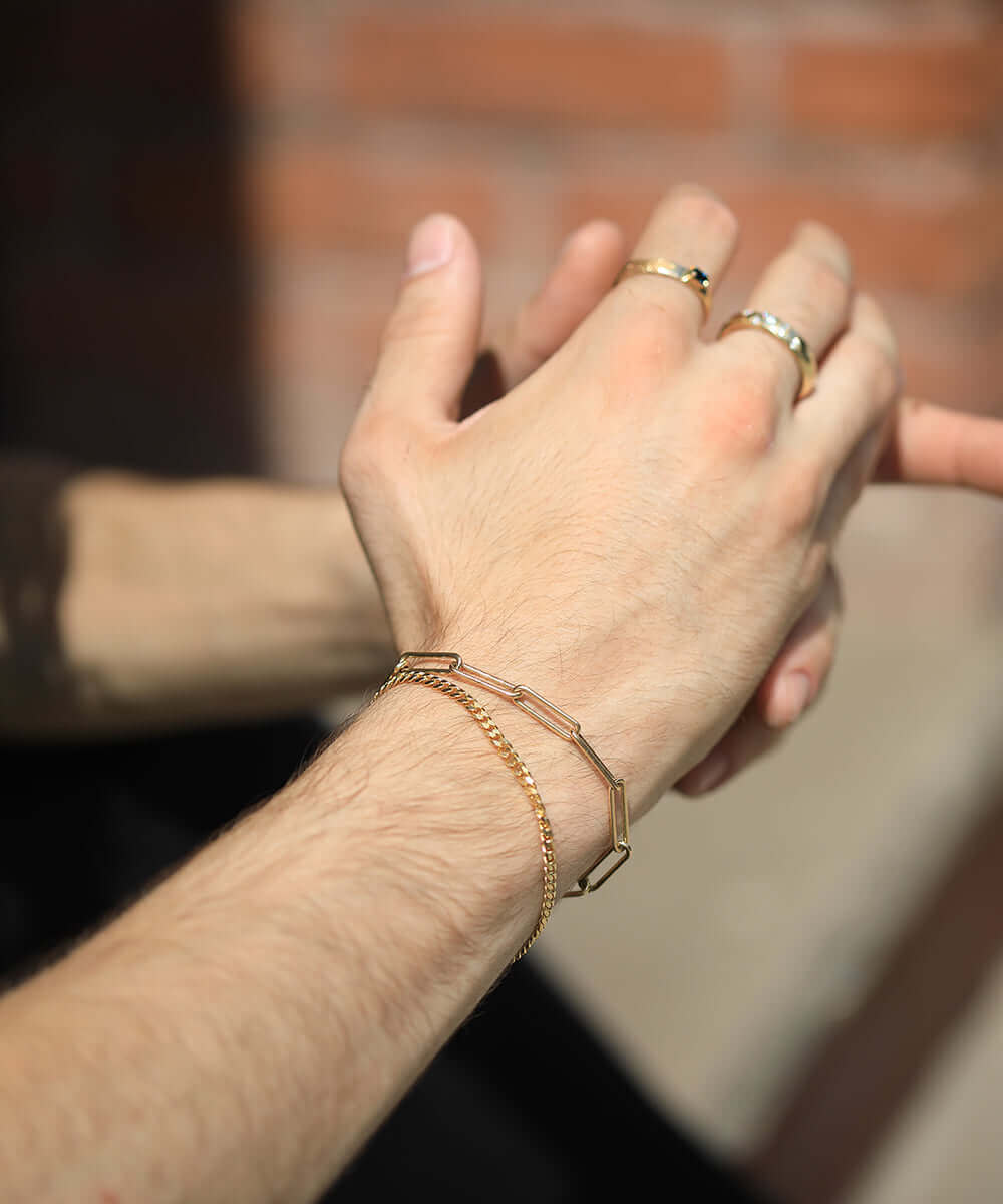 Gold chain Bracelets yellow gold fine Jewelry Brooklyn New York