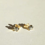 salt and pepper 14k yellow  earrings Brooklyn New York 11222
