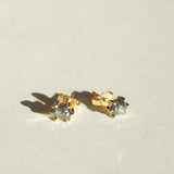 salt and pepper 14k yellow  earrings Brooklyn New York 11222