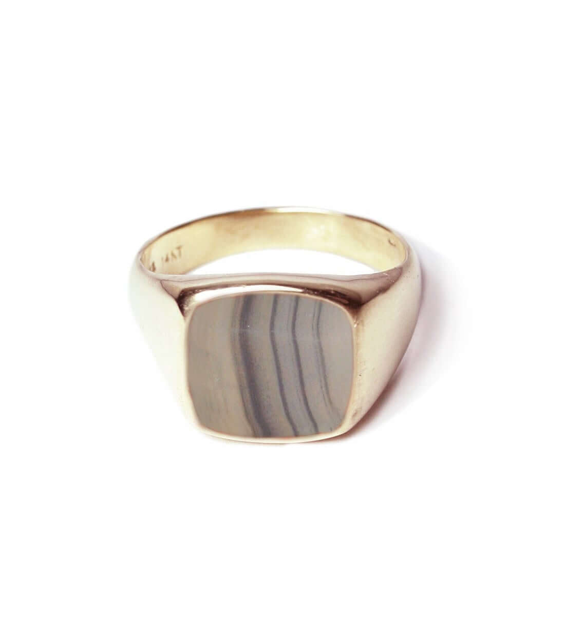 Mens gold signet ring, wedding band,  jewelry store, Greenpoint, Brooklyn NYC