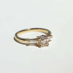 cognac diamond yellow gold baguette Brooklyn New York