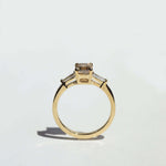 cognac diamond yellow gold baguette Brooklyn New York