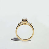 cognac diamond yellow gold baguette Brooklyn New York