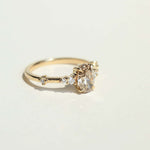 cognac Diamond Ring yellow gold Brooklyn New York