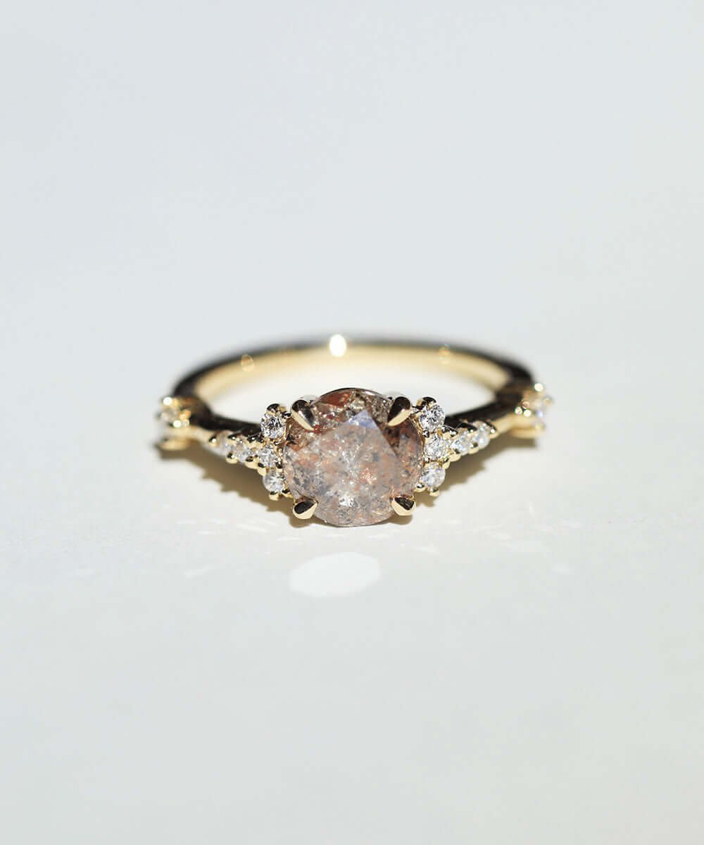 red diamond yellow gold jewelry Brooklyn New York