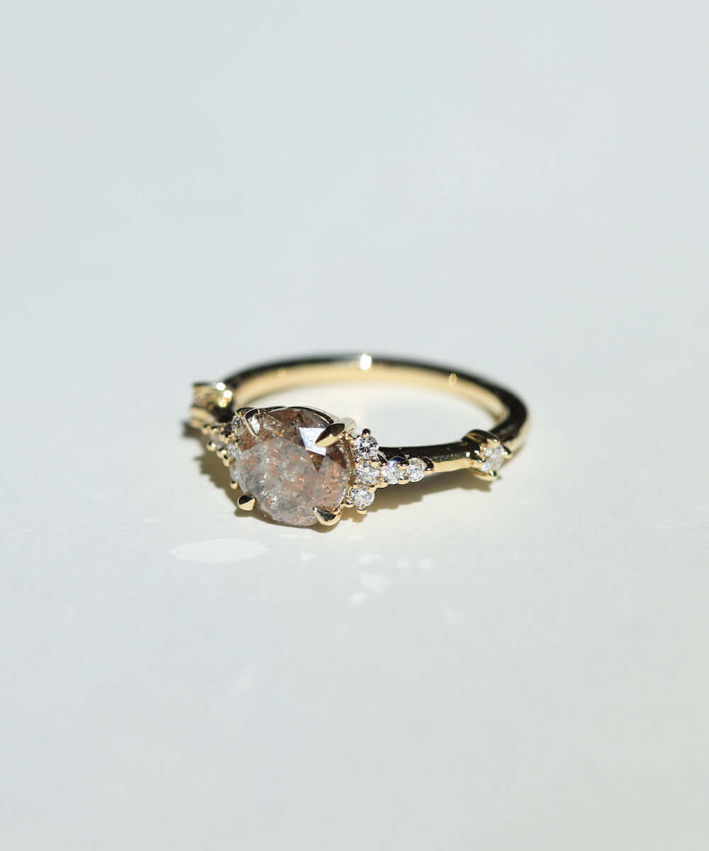 red diamond yellow gold jewelry Brooklyn New York