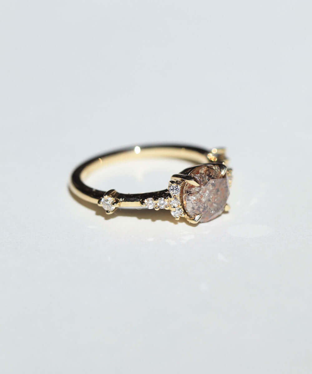 red diamond yellow gold jewelry Brooklyn New York