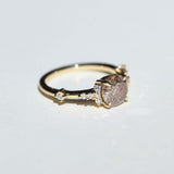 red diamond yellow gold jewelry Brooklyn New York