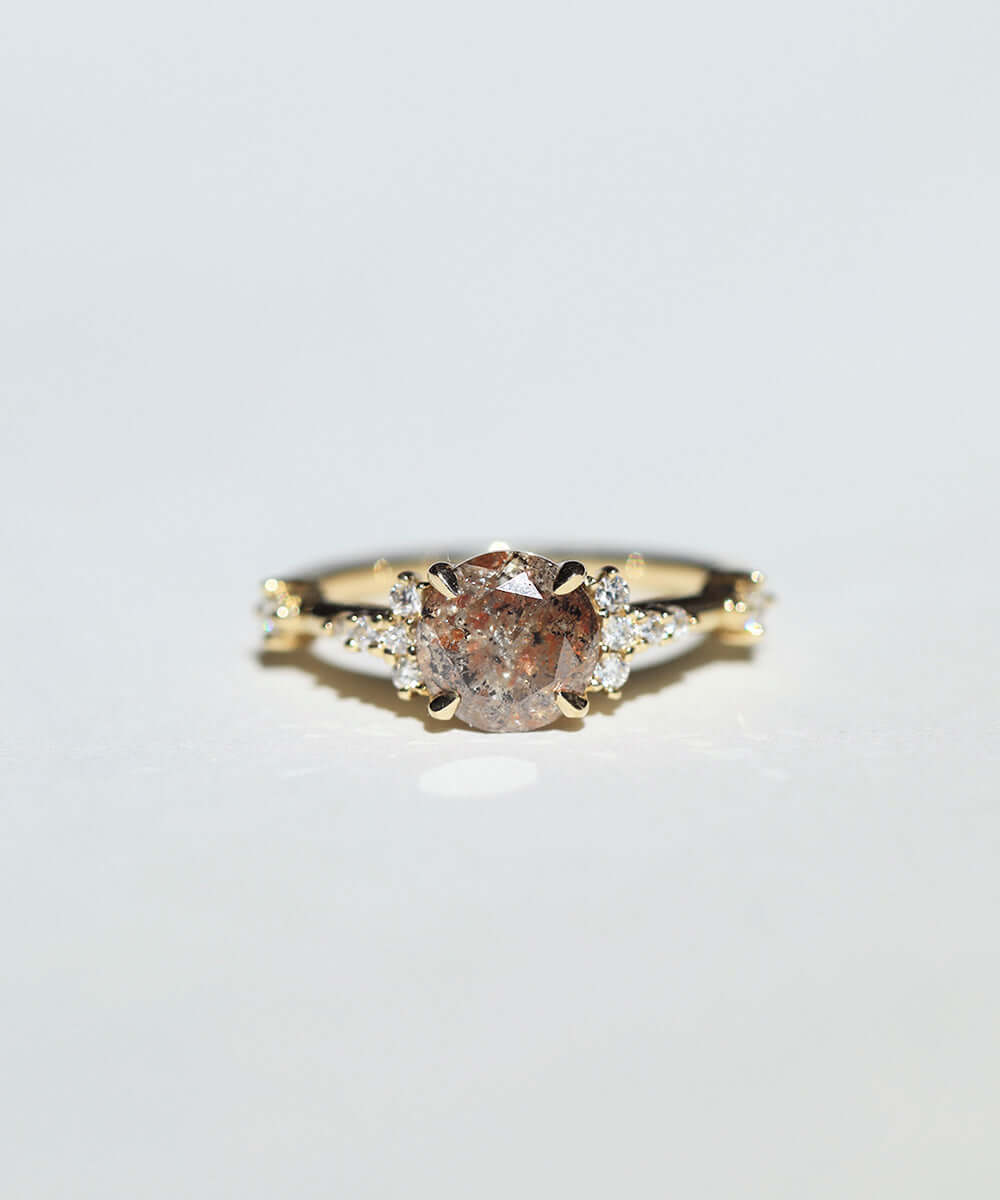 red diamond yellow gold jewelry Brooklyn New York 