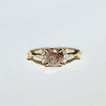 red diamond yellow gold jewelry Brooklyn New York 