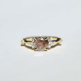red diamond yellow gold jewelry Brooklyn New York 