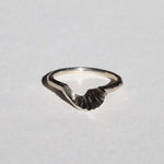 Fern sculptural wedding Ring Gold, Ring, Macha Studio, Brooklyn NYC