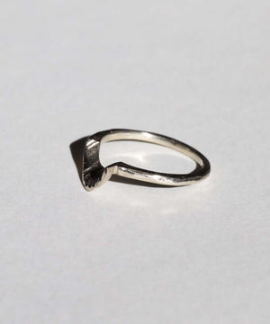 Fern sculptural wedding Ring Gold, Ring, Macha Studio, Brooklyn NYC