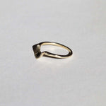 Fern sculptural wedding Ring Gold, Ring, Macha Studio, Brooklyn NYC