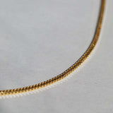 14k yellow gold foxtail chain necklace macha studio brooklyn new york