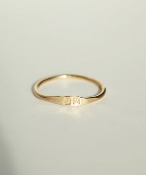 Gold Gainsbourg Hallmarked Ring