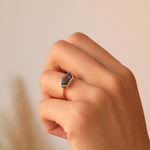 GeoSapphireEngagementRing