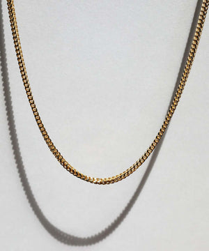 14k yellow gold foxtail chain necklace macha studio brooklyn new york