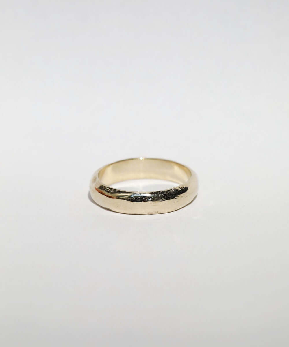 Mens Gold Wedding Band Macha Studio Brooklyn New York