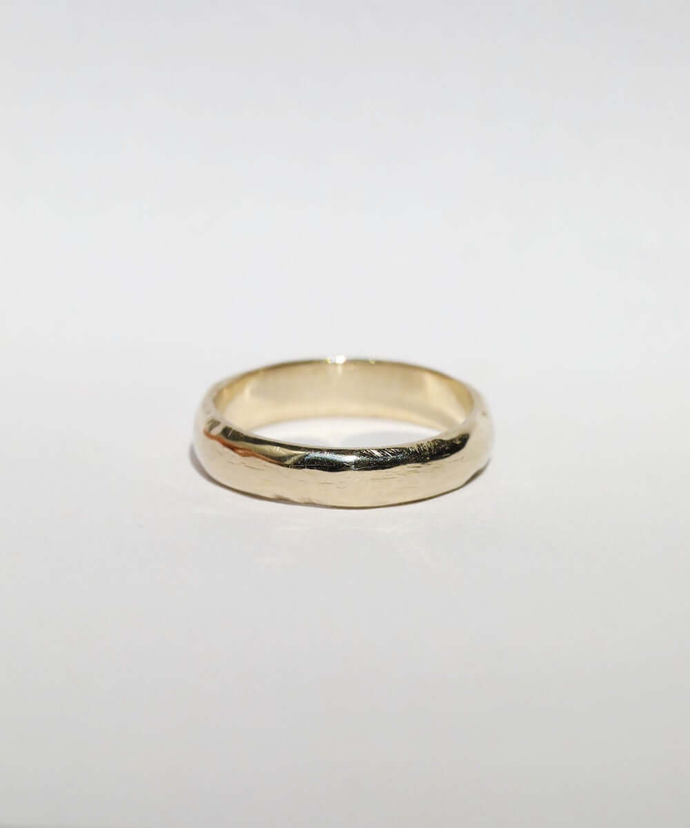 Mens Gold Wedding Band Macha Studio Brooklyn New York