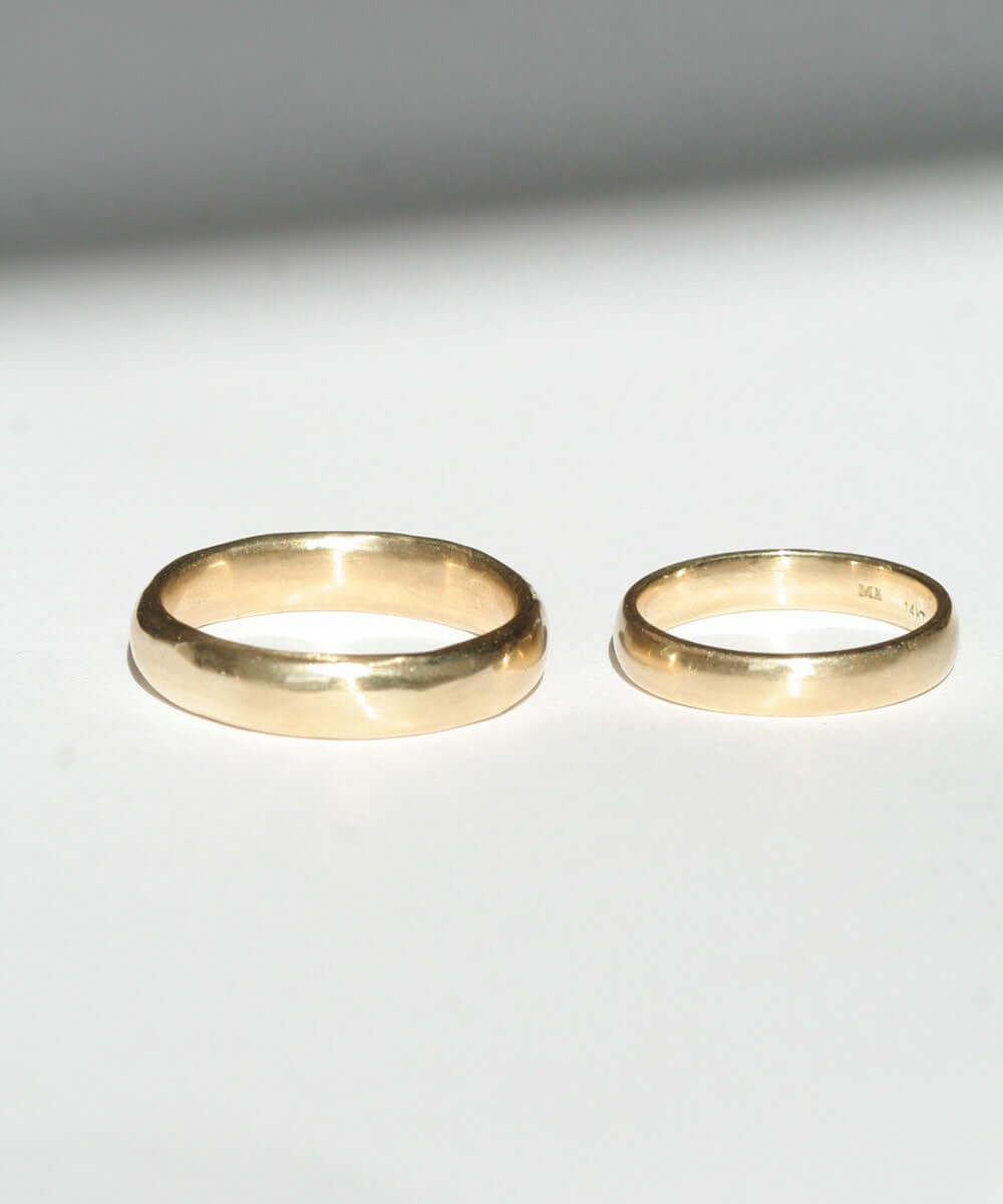 Mens Gold Wedding Bands Macha Studio Brooklyn New York